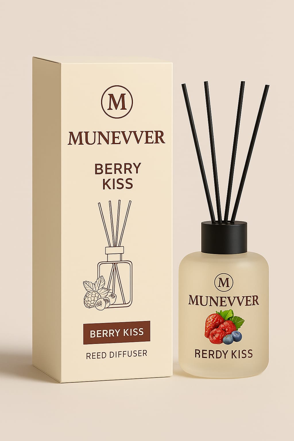 Berry Touch Reed Diffuser | MUNEVVER
