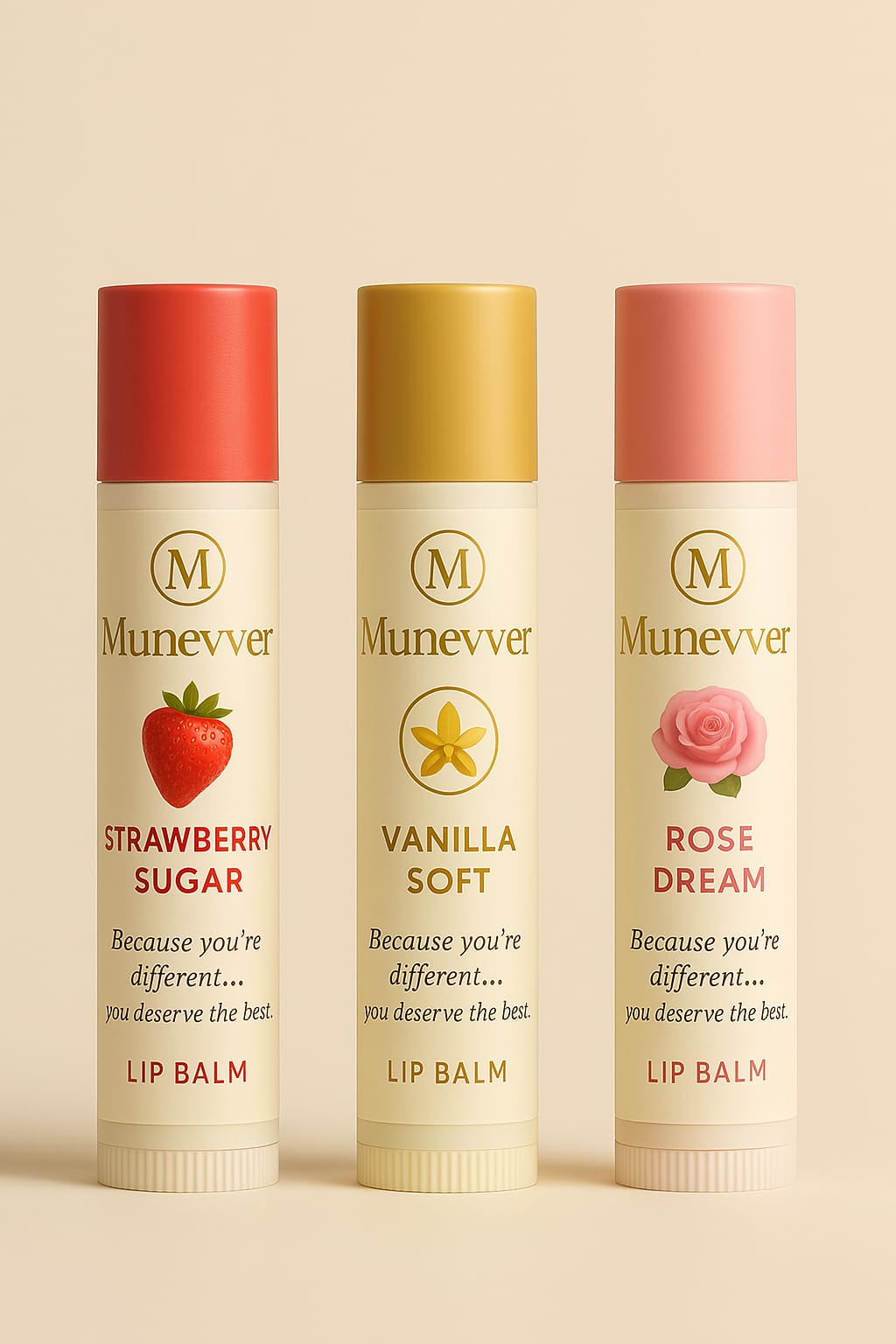 MUNEVVER Lip Balm Set